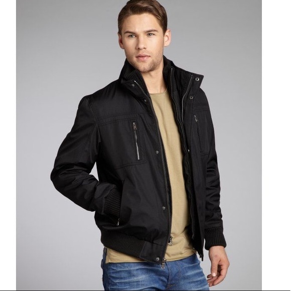 calvin klein men's ripstop bomber jacket